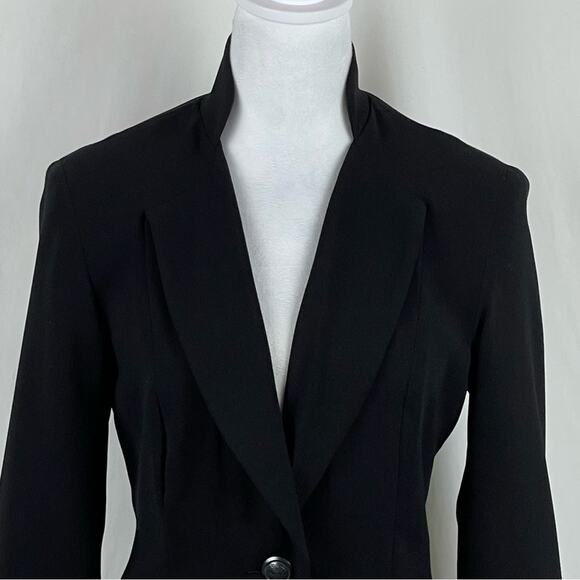 Cabi Black Jacket Blazer Size 4 - Picture 3 of 12